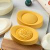 LAIOUSN Gold Ingot Pattern Cakes Press Delicate Embossing Pastries Molds Gold Ingot Shape Treat Stamp for Baking Lover Autumn Festival view 3
