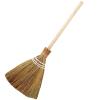 29 Straw Broom With Wood Handle, Wide Head For Home view 1
