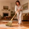 29 Straw Broom With Wood Handle, Wide Head For Home view 3