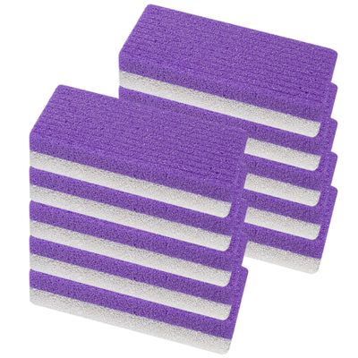 10Pcs Pumice Stone for Feet, Dual-Sided Callus Remover and Foot Scrubber - PU Foam Pedicure Tools for Dead Skin, Cracked Heels & Rough Skin