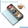 yeeplant 5 Tea Cups, Ceramic, Kiln Color, Gift Box, Tea Gift view 4