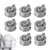 LightBeacon Pack of 8 Wheels for Dishwasher Basket, Dishwasher Wheels, 30 mm Basket Rollers, Dishwasher Upper Basket, Dishwasher Universal Basket Wheels view 1