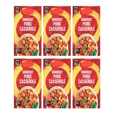 Somerset Pork Casserole Recipe Mix, Free From Artificial Colours, 36g, Pack of 6