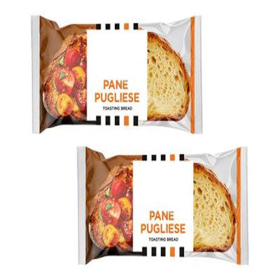 Pane Pugliese Sliced Durum Wheat Bread, 400g, Suitable for Vegans,Pack Of 2