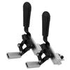 HANABASS 2Pcs Electric Wheelchair Brake Aluminum Alloy Mechanical Handbrake with 25Mm Brake Pads Universal Wheelchair Wheel Lock Replacement for Mobility Scooter and view 1