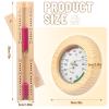 2-in-1 Sauna Accessories, Sauna Thermometer Hygrometer and 15-Minute Wooden Sauna Hourglass Timer, Wall-Mounted Sauna Thermometer & Sauna Timer for Steam Room Sauna Room view 2