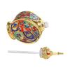 12ml Vintage Perfume Bottle,Arab Style Essential Oils Dropper Bottle,Portable Cosmetic Container,Crystal Perfume Container(Bronzing) view 3