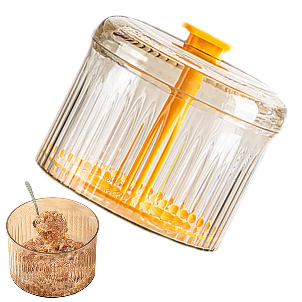 Manual Meatball Maker - Transparent 5-Ball Tool, Meatball and Dumpling Press, oone-Piece Forming Tool | Suitable for Household Cooking, Shrimp, Fish, Meat Paste Preparation, Convenient Kitchen