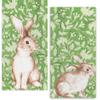 Stxy's Spring Floral Easter Bunny Napkins Assorted Disposable Towels, 45ct view 4