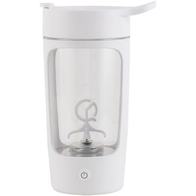 FreshCart Basics Automatic Mixing Cup, TypeC Light Portable Leisure 650ml Electric Portable Automatic Mixing Cup for Whisk Protein Powder for Stir Coffee (White)