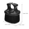 Ciieeo Knuckle Bristle Beard Brush for Men Hair Cleaning Broken Hair Removal Brush for Beard Mustache Care Suitable for Daily Use view 2
