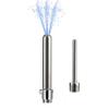 Travel Enema Shower Enema System Water Control Valve for Men and Women Portable Cleaning,Enema Nozzle Kit Colonic System Cleaner for Most Shower Systems Steel Black