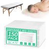 150 Pcs Disposable Massage Table Sheets 31" x 71", Non-Woven Disposable Bed Sheets for Massage Table Cover Breathable SPA Bed Cover for Spa, Massage, Beauty, Tattoos, Travel view 1