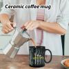 Funny Coffee Mug Black Ceramic Mug Large Tea Coffee view 2