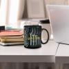 Funny Coffee Mug Black Ceramic Mug Large Tea Coffee view 3