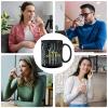 Funny Coffee Mug Black Ceramic Mug Large Tea Coffee view 4