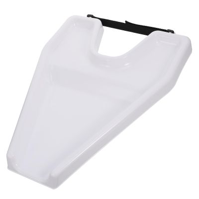 IMIKEYA Shampoo Comfortably Supports for Sturdy Neck and Design Portable White Plastic Basin Bowl with Hair Hairdressing Salon Washing for Patients