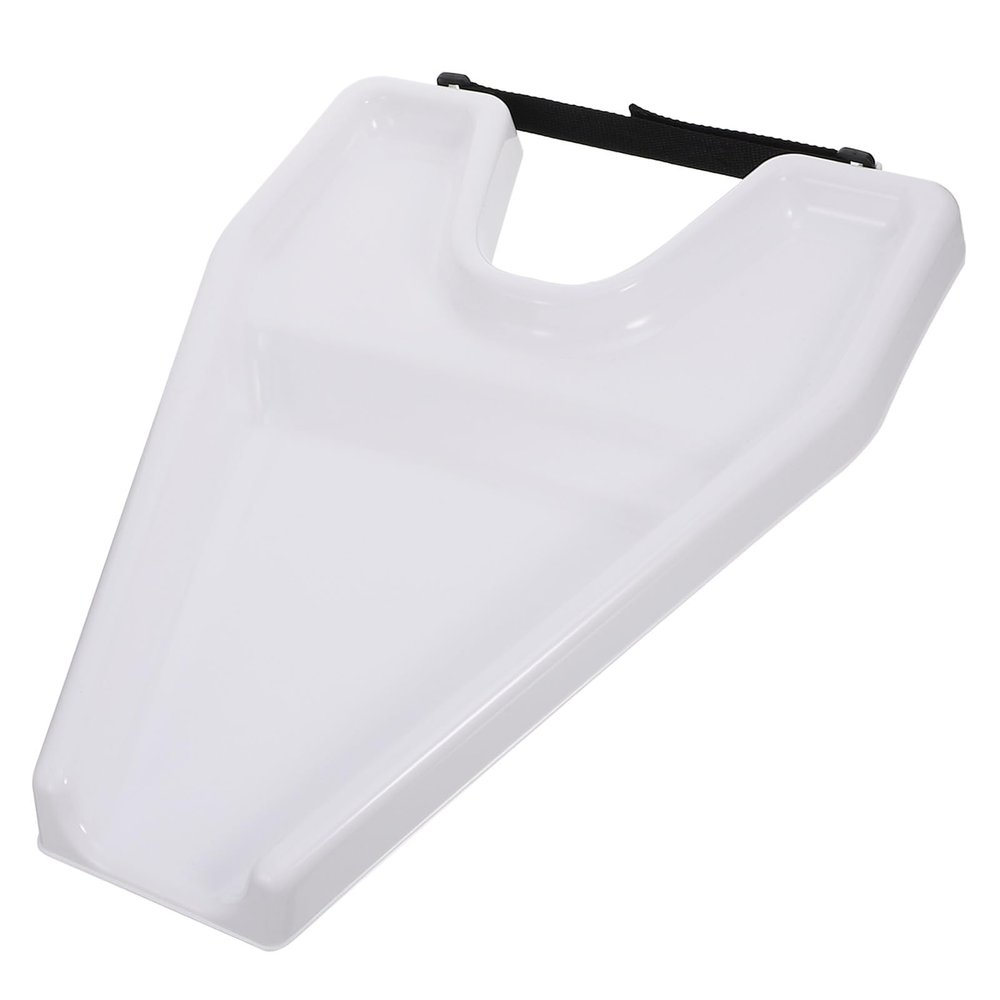 IMIKEYA Shampoo Comfortably Supports for Sturdy Neck and Design Portable White Plastic Basin Bowl with Hair Hairdressing Salon Washing for Patients