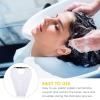 IMIKEYA Shampoo Comfortably Supports for Sturdy Neck and Design Portable White Plastic Basin Bowl with Hair Hairdressing Salon Washing for Patients view 4