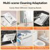 Clip Mop No-Touch Cleaning Tool with 2 Reusable Cloths view 4