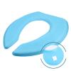 U-Shape EVA Toilet Seat Cushion Waterproof Self-Adhesive Blue Cover view 4