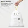 EKO 9.3 Gallon / 3035 Liter Drawstring Trash Bags, 110 Count Heavy-Duty Tall Kitchen Garbage Can Liners, Extra-Strong Leak-Resistant, Unscented, White, Code K view 4