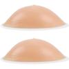 MAUXpIAO One Pair of Self-Adhesive Triangle Silicone Breast Shapes Triangle Silicone Breasts False Breast Breast Shape Mastectomy Prosthesis Breast/B/One Pair of 600g view 3