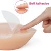 MAUXpIAO One Pair of Self-Adhesive Triangle Silicone Breast Shapes Triangle Silicone Breasts False Breast Breast Shape Mastectomy Prosthesis Breast/B/One Pair of 600g view 4