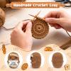 Belatelove Birthday Gifts for Men Women Him Her, Handmade Crochet Bread About Sourdough Decorations, Funny Birthday Crochet Gifts for Girlfriend Boyfriend Couples Wife Husband, Cute Desk Decor view 4