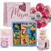 Mum Gifts for Birthday or Mothers Day with 9pk Coffee Gift Set with Mug, Mom Teddy, Best Mum Ever Badge & Balloon & Note Book Valentine or New Mum Gift Set view 1