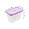 TOGEVAL 4pcs Moisture Absorber Box Empty and Reusable Plastic Container for Shoe Cabinets and Wardrobes Large Capacity Portable Moisture Absorbing Box for Indoor Home Use view 2