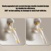 Nasal Trimmer | Two Side Trimmer,360 Degree Rotating Manual Nasal Scissors With Cleaning Brush | For Makeup Preparation Bath And Travel view 4