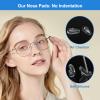 10 Pairs Silicone Nose Pads for Glasses, Push-in Glasses Nose Pads Silicone, Glasses Nose Pads, Fits Regular, Sunglasses, and Reading Glasses, Includes Screwdrive (10) view 4