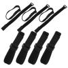 FONDOTIN 10pcs Elastic Bento Box Straps with High Elasticity Soft Stretch Bands, Portable Lunch Box Carrying Belts for Camping and Kitchen Storage, 20x300mm Adjustable Fastening Bands