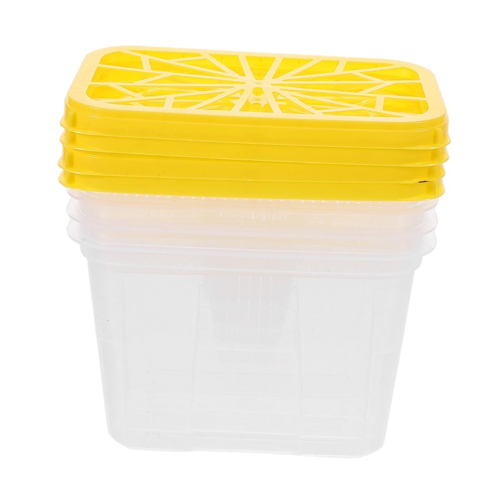 ARTSEWPLY 4pcs Moisture Absorbers Box for Wardrobes and Cabinets Reusable Plastic Water Absorber Container with Robust Construction Compact and Versatile Dehumidifier for Home Indoor Use