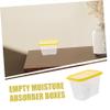 ARTSEWPLY 4pcs Moisture Absorbers Box for Wardrobes and Cabinets Reusable Plastic Water Absorber Container with Robust Construction Compact and Versatile Dehumidifier for Home Indoor Use view 3