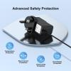 4.3V Charger Compatible with Philips Shaver A00390 Charger for QP2520/QP2620/MG5730/MG3720/BT3206/BT3208 Trimmer Shaving Charger Adapter Power Cable UK Plug (Black) view 4