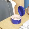 False Teeth Container Denture Bath Cup, Retainer Holder, Invisible Braces Soaking Storage Box hygienic Portable Compact Travel Friendly | Extended Care Usage Scenario for Overnight Soaking Journeys view 3