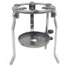 Allayu Chemistry Heating Support Stand Lab Burner Tripod Adjustable Portable for Laboratory Tripod Holder and Equipment Laboratory Liftable Adjustable Portable view 2