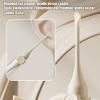 Nose Hair Cutter | Double Sided Grooming Scissors,360 Degree Rotating Nose Hair Remover with Soft Cleaning Brush,for Daily Care Home Women Men view 4