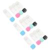 Abaodam 12pcs Rgp Contact Lens Case Set Hard Lens Holder Box in Black Green Pink Blue Compact Travel Storage Container for Contact Care and Outdoor Use view 1