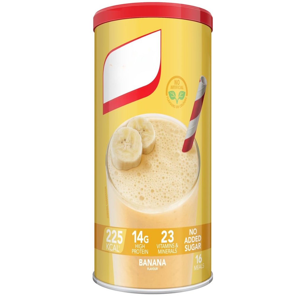 Meal Shake - This Flavoured Shake Is High In Protein And Fibre - Contains 23 Vitamins And Minerals - No Added Sugar - 227Kcal, And Contains 16 Meals (Banana)