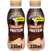 Chocolate Flavoured Protein Milkshake 330ml Shaken-udders (2x330ml) view 1