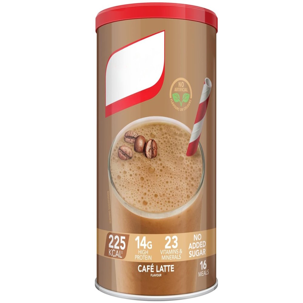 Meal Shake - This Flavoured Shake Is High In Protein And Fibre - Contains 23 Vitamins And Minerals - No Added Sugar - 227Kcal, And Contains 16 Meals (Cafe Latte)
