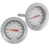 Dioche BBQ Pizza Grill Thermometer Premium Stainless Steel Cooking Temperature 0 120 for Barbecue Smoker Oven Easy Install Durable 5.4cm Diameter view 2