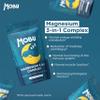 Magnesium Glycinate 3-in-1 Complex 1800mg | Glycinate, Malate & Citrate | 120 Capsules | 2 Month Supply | High Absorption | No Fillers | Vegan UK Made MOBU view 3