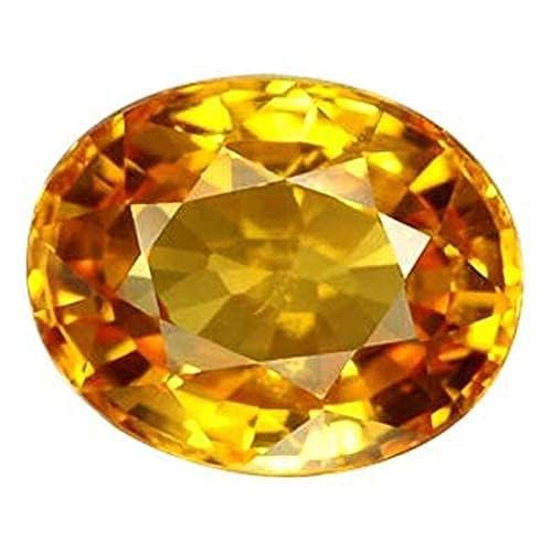 11.25 Ratti 10.61 Carat Natural Unheated and Untreated AAA Quality Pukhraj_Yellow Sapphire GGTL Lab Certified Original Loose Gemstone