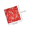 Didiseaon Japanese Style Bento Wrapping Cloth for Lunch Box Packing, Red Untwisted Yarn Fabric with Lightweight Design, Health and Easy to Wash, for Box Packaging and Daily Use view 2