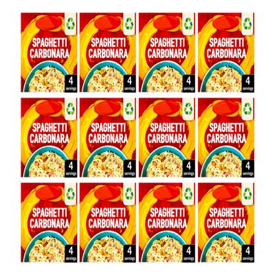 Spaghetti Carbonara Recipe Mix, No Artificial Flavourings,Vegetarian, 32g, Pack of 12