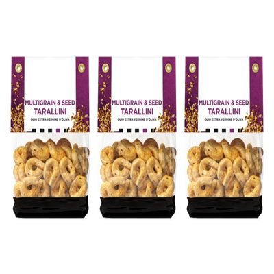Tarallini Multigrain & Seeds, Vegan, 170g,Pack Of 3